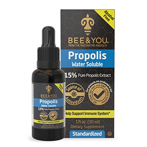 Propolis Extract | Water Soluble Drops, High Potency, 1 fl oz