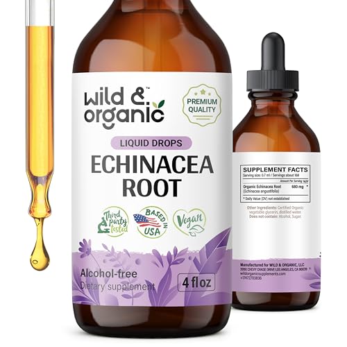 Echinacea Herbal Supplement | Immune Support, Alcohol-Free, 4 oz