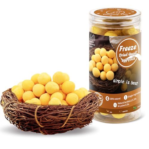 Pet Treats | Limited Ingredient Quail Egg Yolk, 4.6 oz.