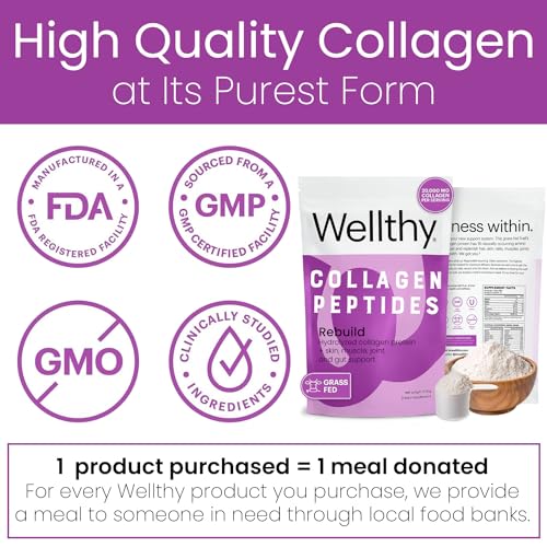 Collagen Peptides Protein Powder | 20,000mg Collagen, 18g Protein, Unflavored (15 Servings)