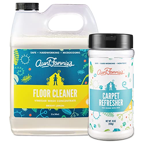 Floor Cleaner | Vinegar Wash, Bright Lemon, Carpet Refresher