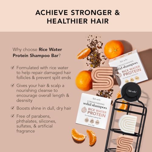 Shampoo & Conditioner Bars | Hair Growth, Paraben Free, 2pc Set