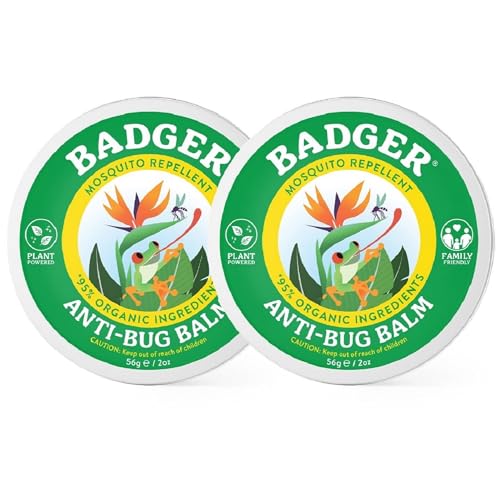 Bug Repellent | Organic, Deet-Free, 2 oz Tin, Family Friendly, Travel Size, 2 Pack