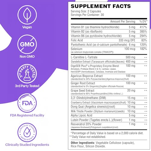 Digestive Enzymes Supplement | Advanced Digestive Health, 30-Day Supply