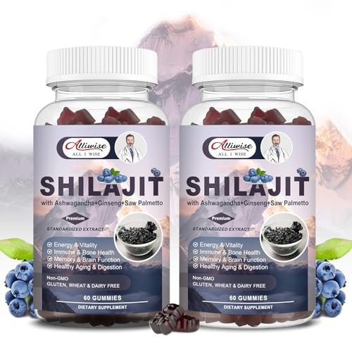 Shilajit Gummies | Pure Himalayan, 60 Servings, Energy & Immunity Support