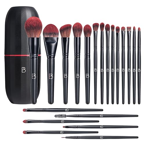 Makeup Brush Set | 20 Pcs, Premium Synthetic, Includes Foundation, Powder, Eyeshadow Brushes