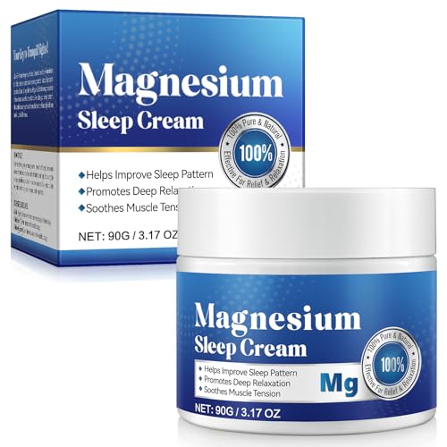 Magnesium Cream | Nighttime Relief, Easy Absorption, Suitable for Legs, Arms, Chest