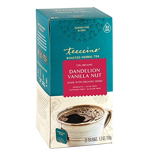 Herbal Tea | Vanilla Nut, Caffeine Free, 25 Tea Bags.