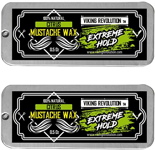 Mustache Wax | Extreme Hold, 0.5oz Each, 2 Pack