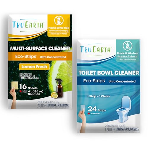 Cleaning Set | Toilet Bowl Cleaner Sheets, Multi-Surface Cleaner Sheets, Eco-Friendly