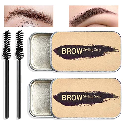 Eyebrow Styling Soap Kit | Long Lasting, Waterproof, 2 Pieces