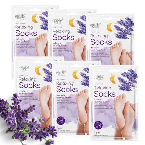 Foot Mask | Deep Moisturizing, 6 Pack, 100% Vegan & Cruelty-Free