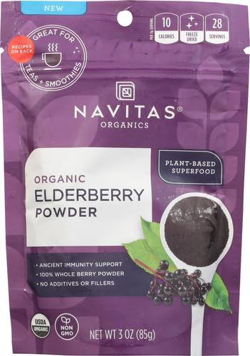 Elderberry Powder | 3oz Bag, Organic, Non-GMO, Immune Support