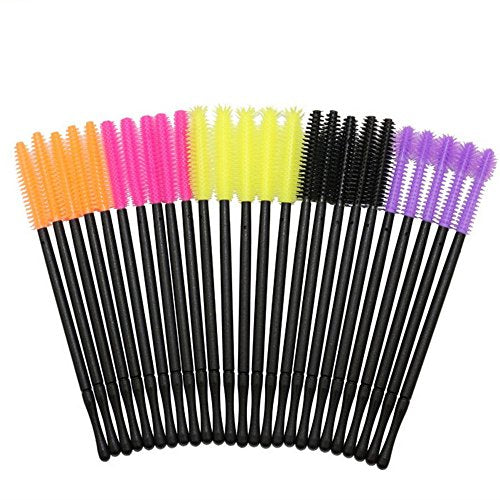 Makeup Applicator Wands | 100 Pack, Silicone Eyeliner & Lip Liner Brushes