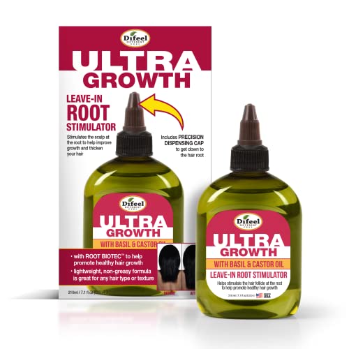 Hair Growth Oil | Infused with Basil and Castor Oil, 7.1 oz