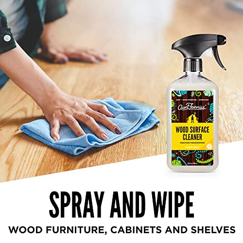 All-Purpose Wood Spray Cleaner | No-Wax Formula, Lemon Scent, Versatile Use