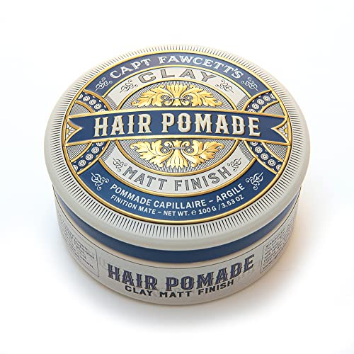 Hair Pomade | Strong Hold, Clay-Based Formula, 100g Tin