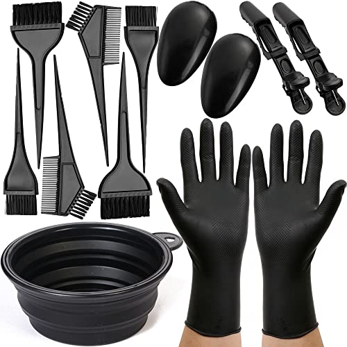 Hair Dye Brush and Bowl Set | 8 Pieces, Mixing Tools for Coloring and Tinting