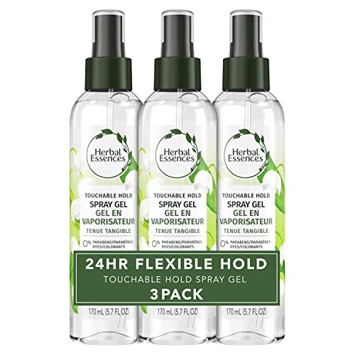 Hair Spray Gel | Touchable Hold, 5.7 Fl Oz, Pack of 3