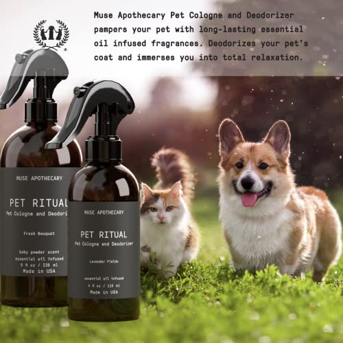 Pet Cologne Spray | Long Lasting, Essential Oils Infused, 4oz