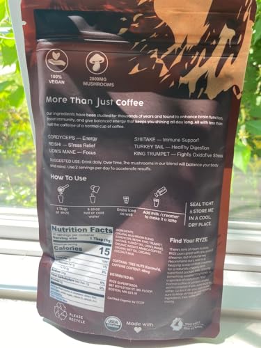 Mushroom Coffee | 30 Servings, 6.35 oz.