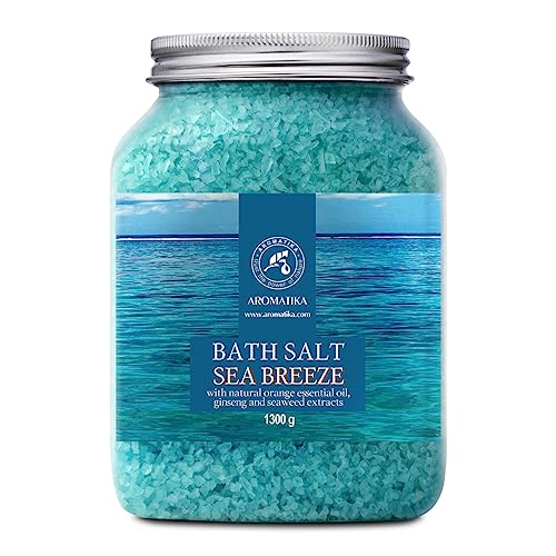 Bath Sea Salt | Sea Breeze, 46 oz, Natural, Relaxing, Aromatherapy