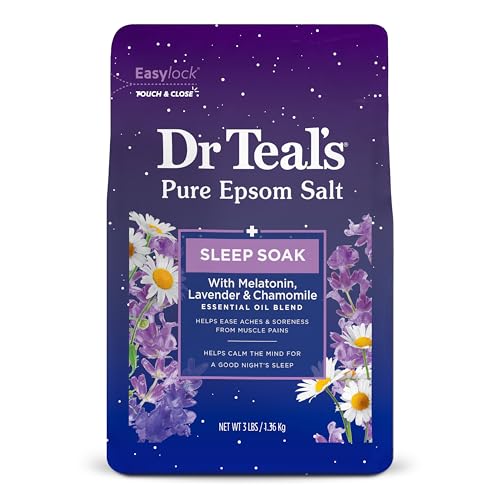 Bath Salt | Sleep Blend with Melatonin, Lavender & Chamomile - 3 lbs