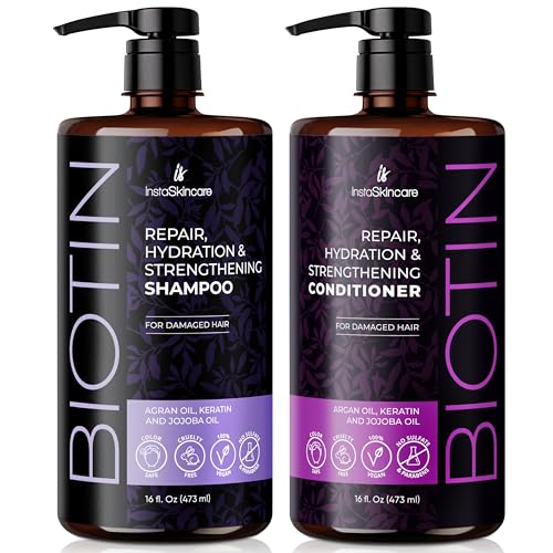 Shampoo & Conditioner Set | Hair Growth Treatment, Hydrating Formula, Sulfate-Free