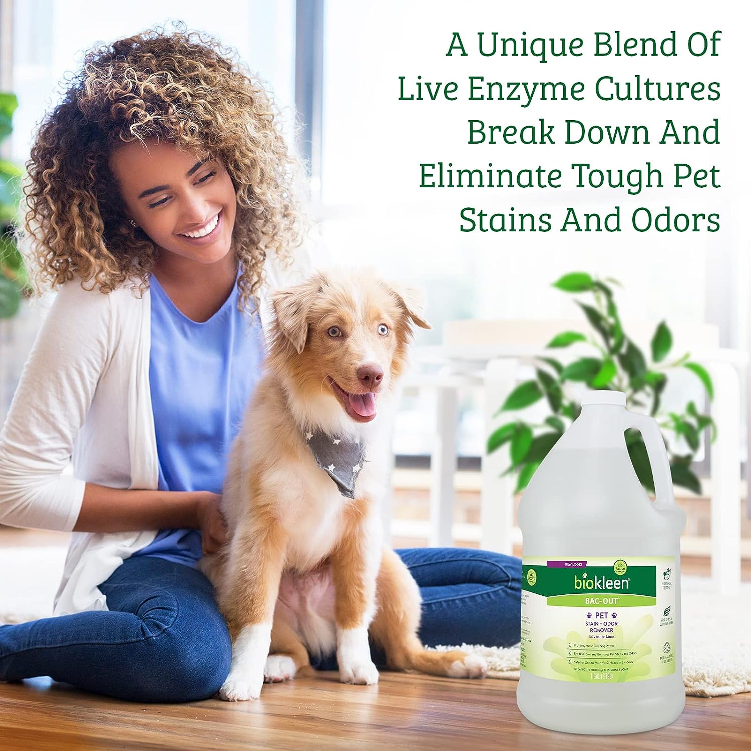 Pet Stain & Odor Remover | 2 Packs of 128 FL OZ