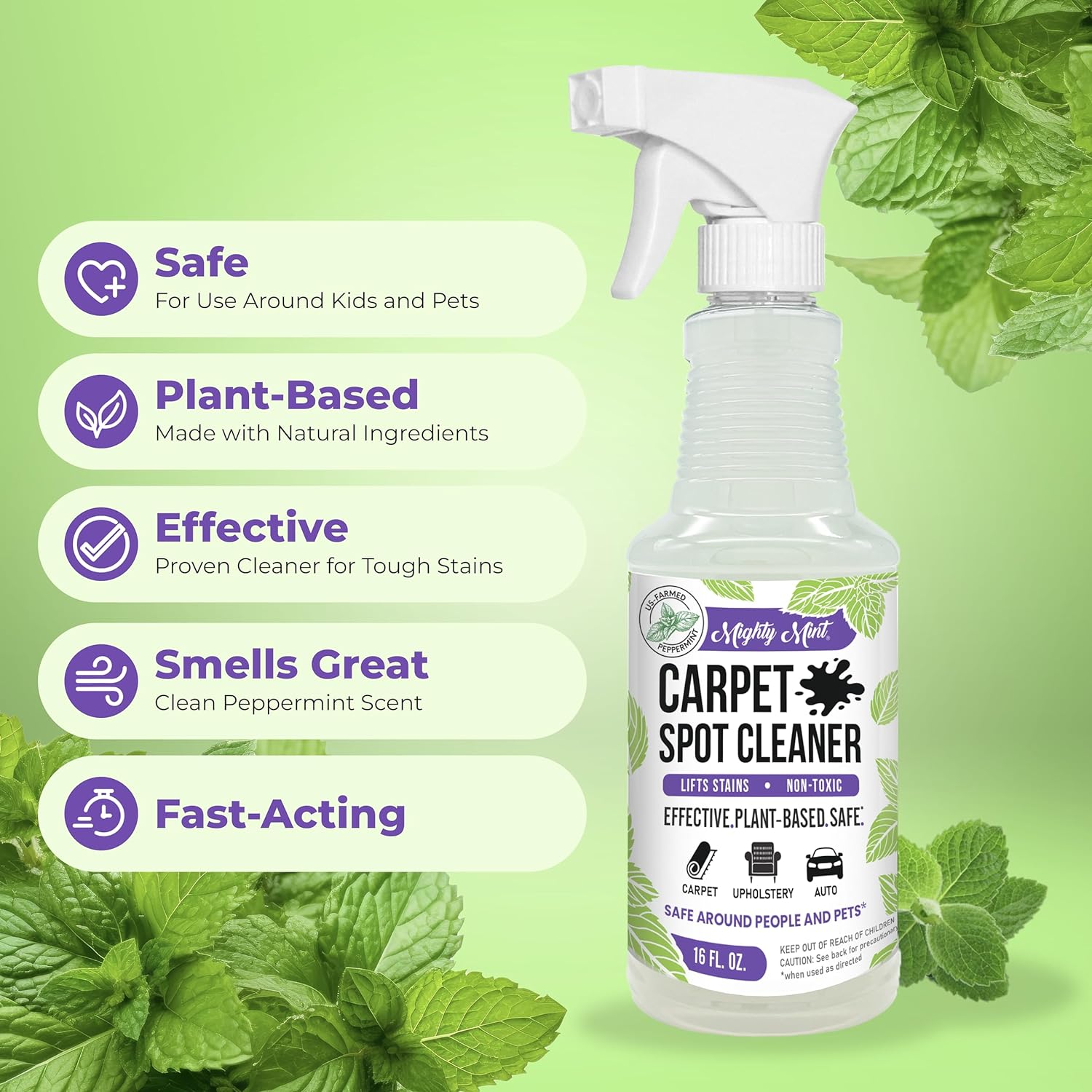 Carpet Cleaner Spray | Stain Removal, 32 fl oz.