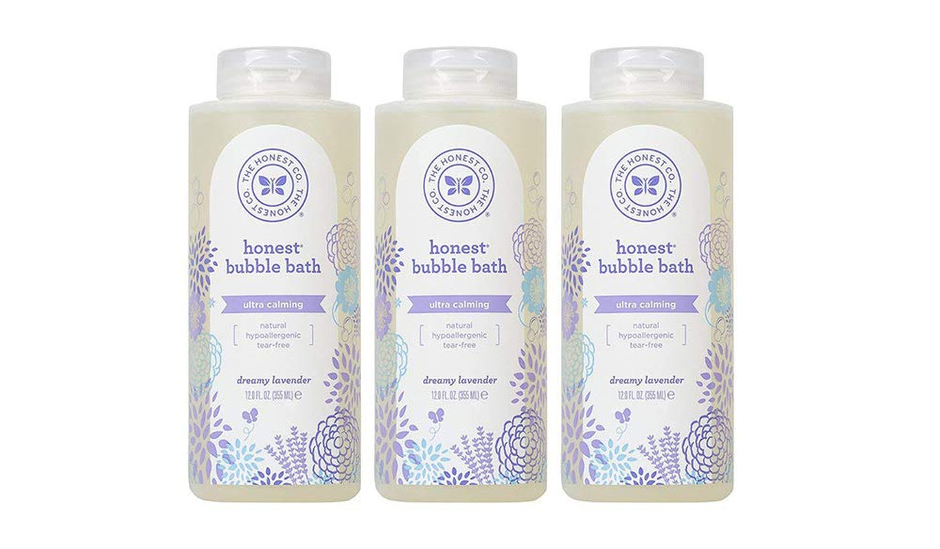 Calming Lavender Hypoallergenic Bubble Bath with Naturally Derived Botanicals, Dreamy Lavender, 12 Fluid Ounce (3 Bottles)