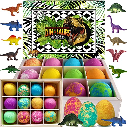 Bath Bombs | 12 Pack, Surprise Toys Inside, Organic Colorful Fizzies