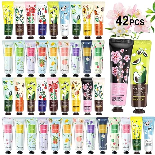 Hand Cream Set | 42 Pack, Moisturizing, Travel Size, Natural Fragrance