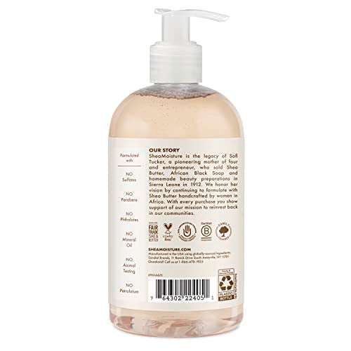 SheaMoisture Baby Wash and Shampoo 100% Virgin Coconut Oil for Baby Skin Cruelty Free Skin Care 13 oz