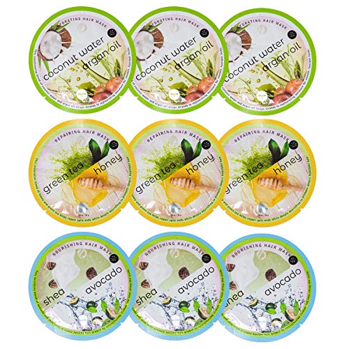 Hair Mask | Assorted Variety, 9 Pack