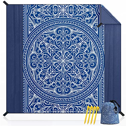 Beach Blanket | Sandproof, Waterproof, Lightweight, 82.6'' x 78.8''