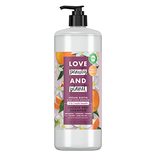 Sulfate-Free Shampoo | Vegan, 32 oz, Deep Cleanse, Hydrate, Strengthen, Volumize, Shine