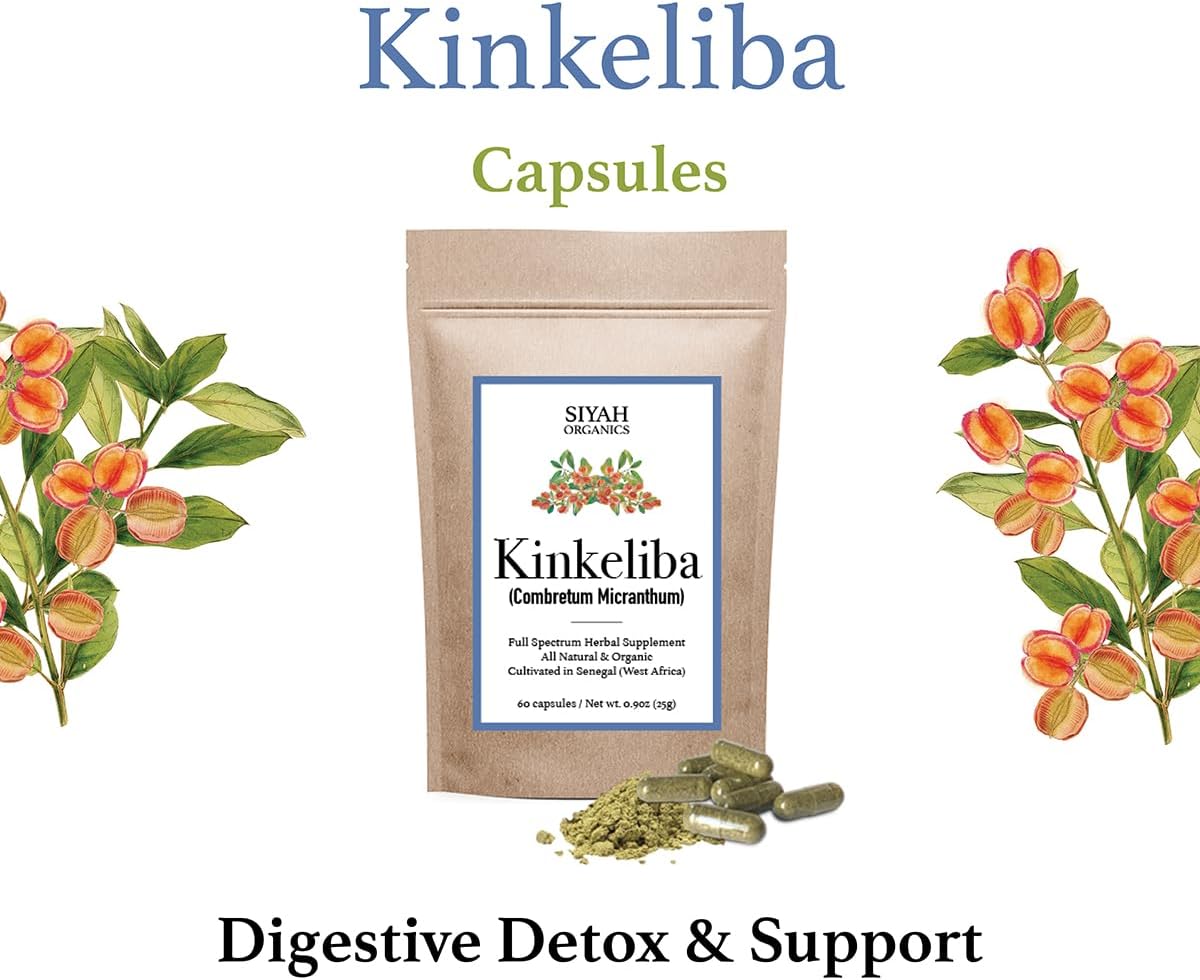 Herbal Supplements | Kinkeliba Tea Leaves, Capsules, & Tea Bags