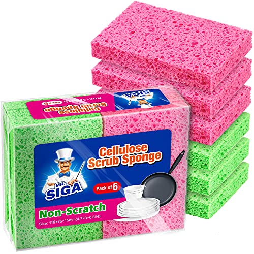 Cleaning Sponges | Non-Scratch, 12 Pack