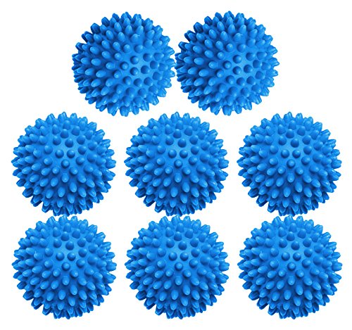 Dryer Balls | Reusable, 8 Pack, Blue