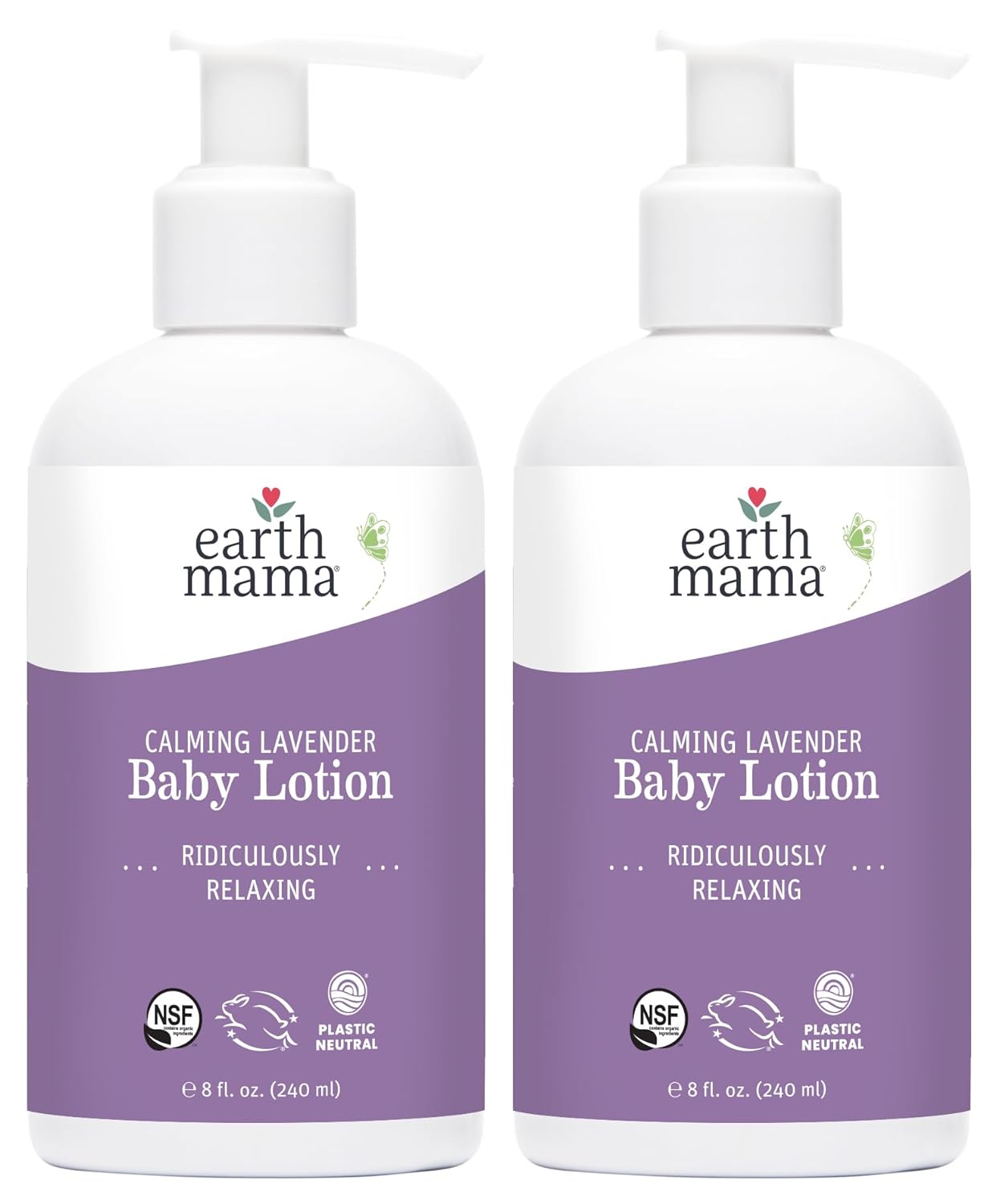 Baby Lotion for Dry Skin | Lavender, 8 Fl Oz, 2 Packs