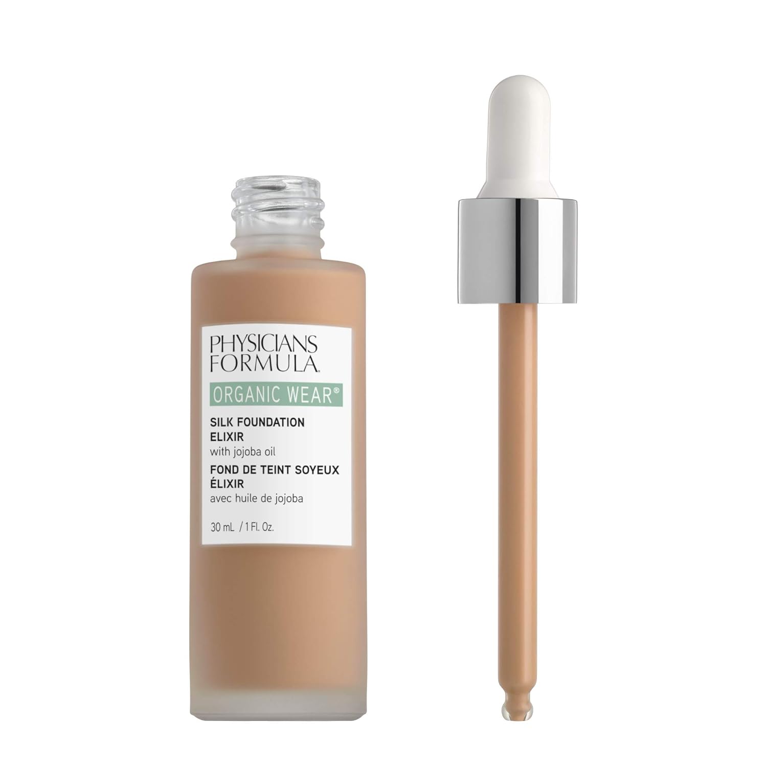 Liquid Foundation | Light-to-Medium Coverage, Organic Formula