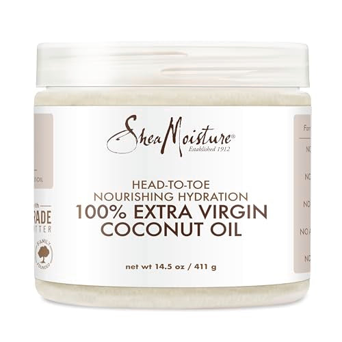 SheaMoisture for Dry Skin Nourishing Hydration 100% Extra Virgin Coconut Oil Soften and Restore Skin and Hair 14.5 oz