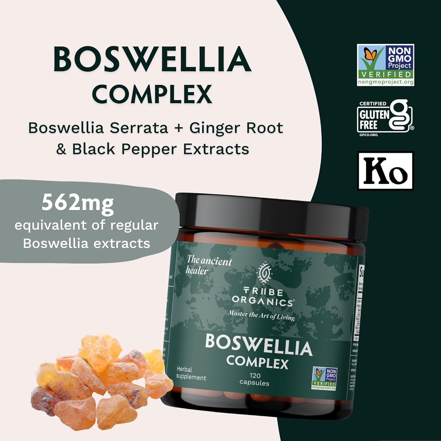 Boswellia Serrata Complex Supplement | Joint & Muscle Relief, 120 Capsules