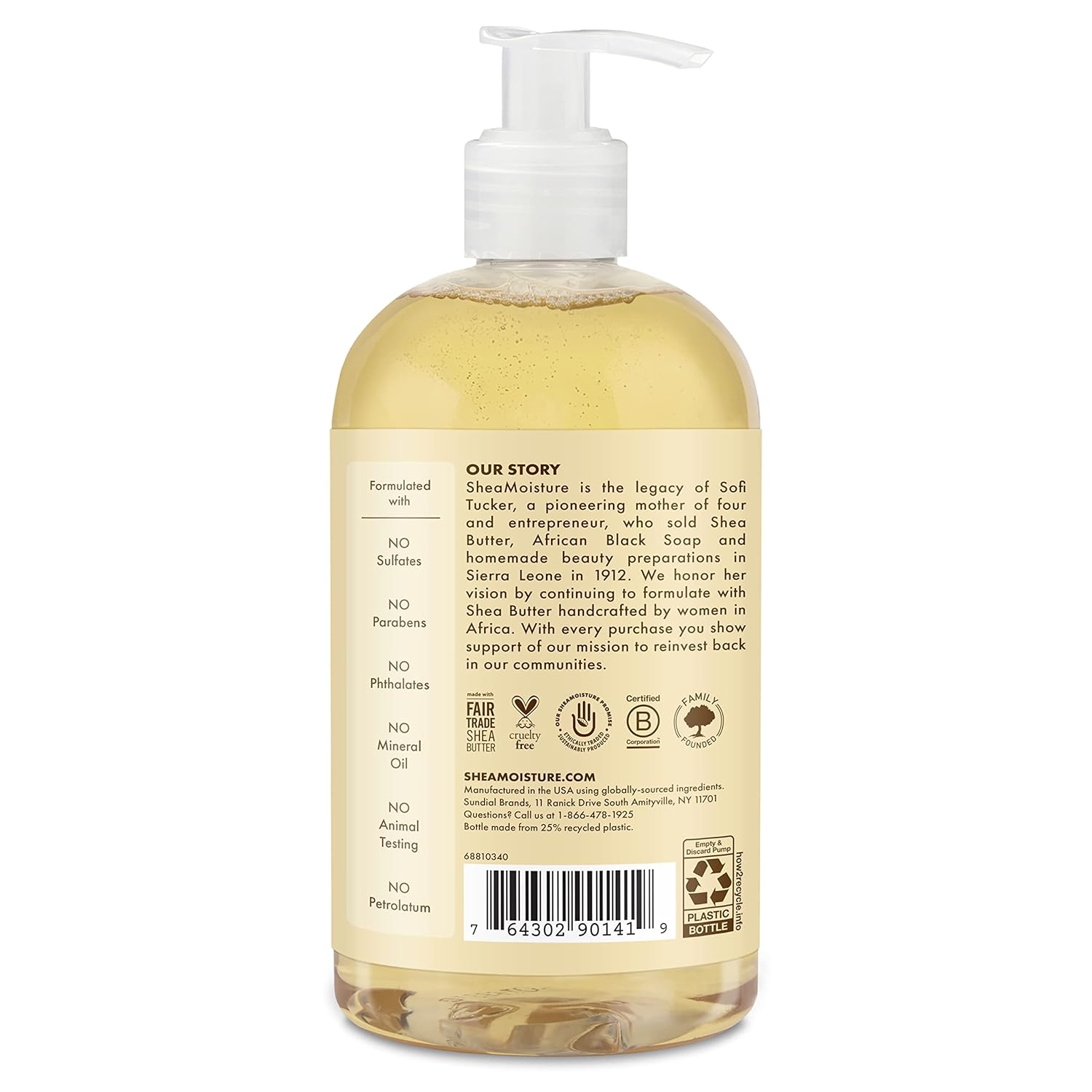 Baby Shampoo & Body Wash | Raw Shea, Chamomile, Argan Oil, 13 fl oz