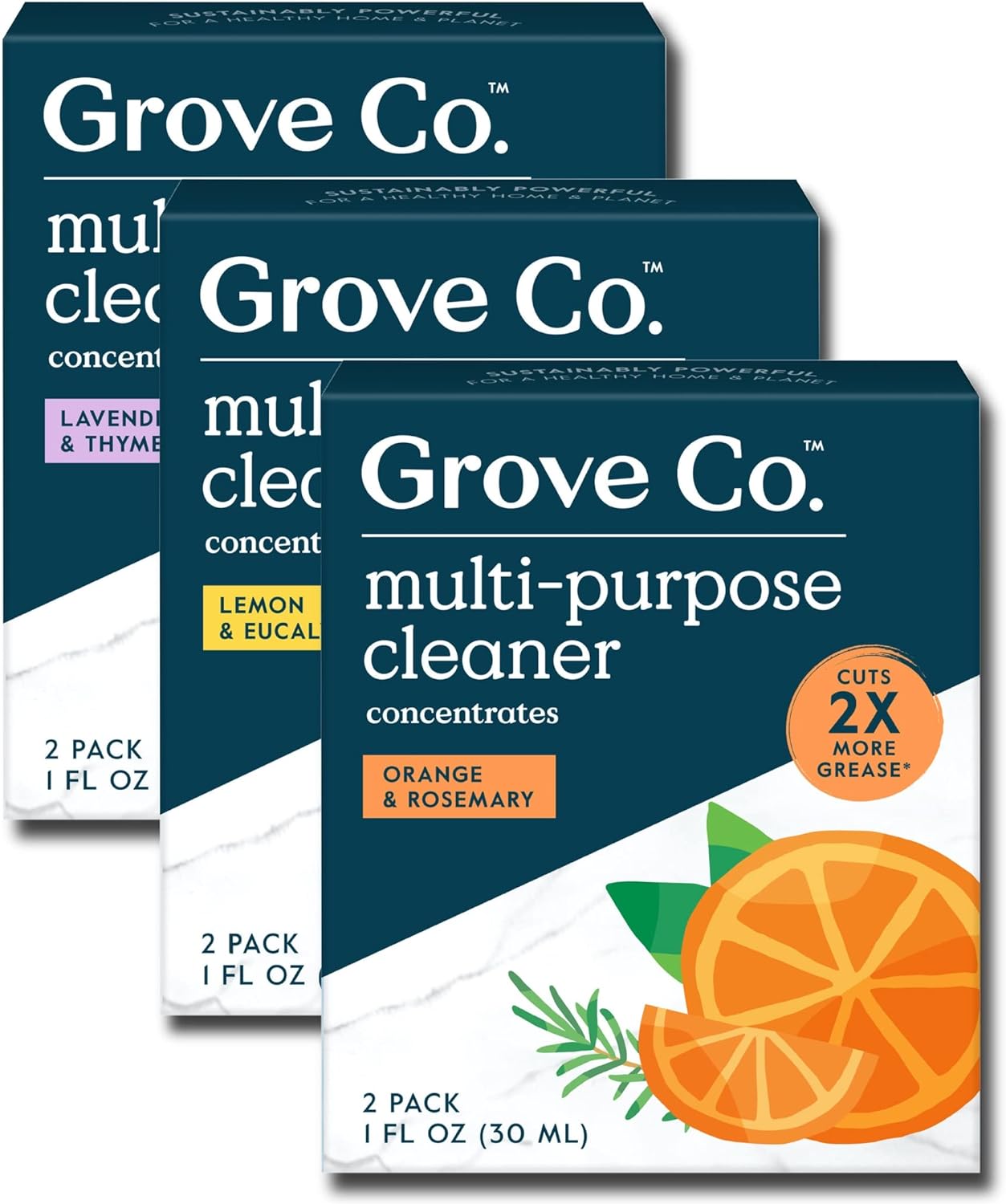 All Purpose Cleaner | Refill Concentrates, 6 x 1 fl oz, Lavender Blossom & Thyme