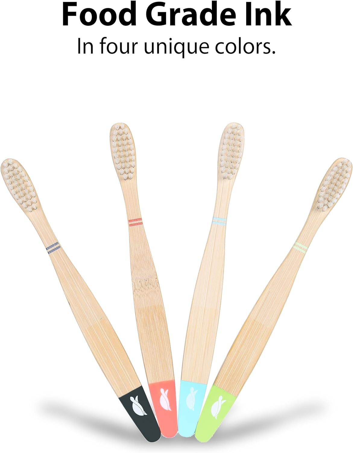 Kids' Bamboo Toothbrushes | Plant-Based Bristles, 4-Pack