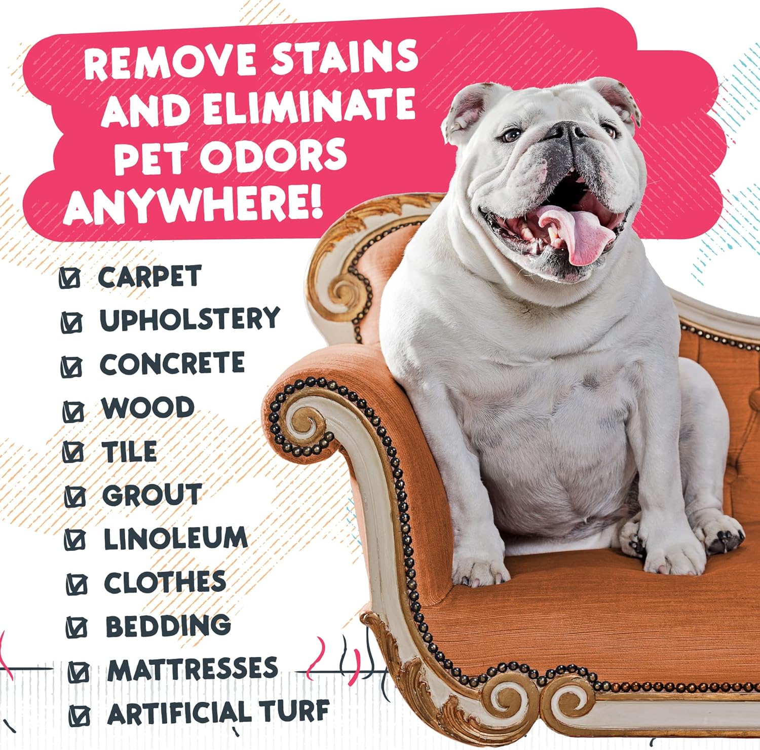 Pet Stain & Odor Remover | Enzymatic Formula, 32 fl oz.