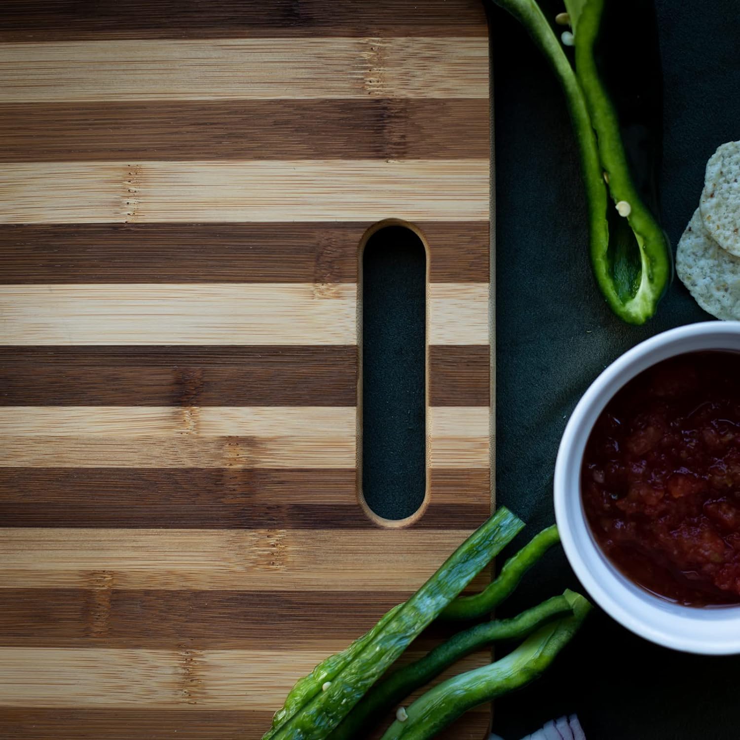 American Flag Cutting Board | Bamboo Wood, 9.75x13.75, Decorative and Functional