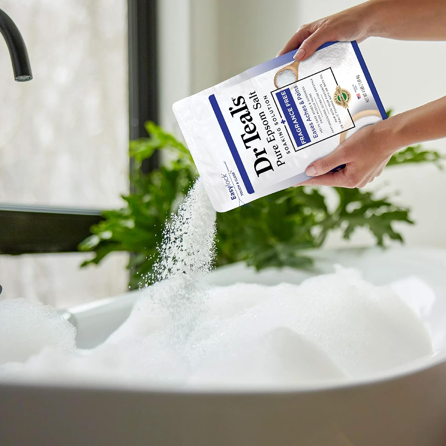 Bath Soak | Fragrance-Free, Ease Muscle Pain, 4 lb